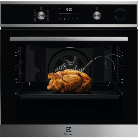 Cuptor Cu Abur SteamCrisp Electrolux EOC6P77WX, Wifi, Autocuratare Pirolitica, A+, Inox, 59.4 x 59.6 x 56.9 Cm-01