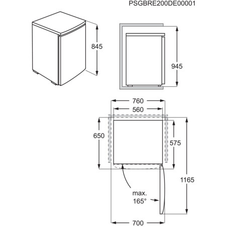 Congelator Electrolux LYB1AE8W0, E, Alb, 85 x 56 x 58 Cm-01