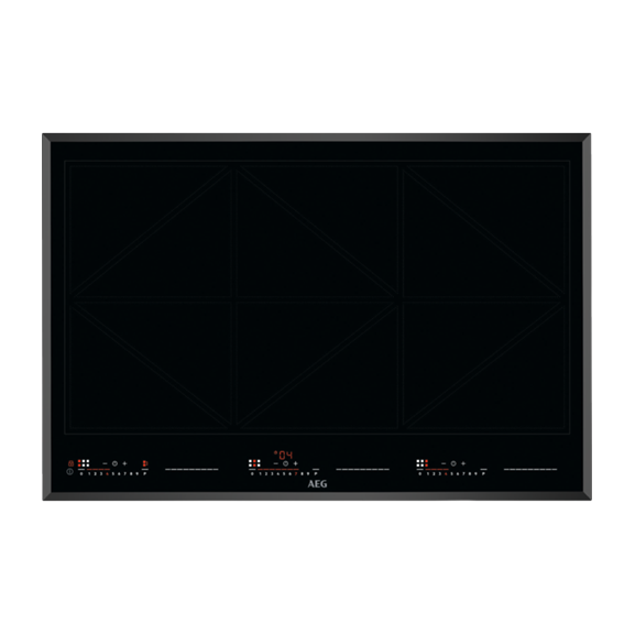 Plita Inductie AEG IKE86688FB Negru 78 x 52 Cm