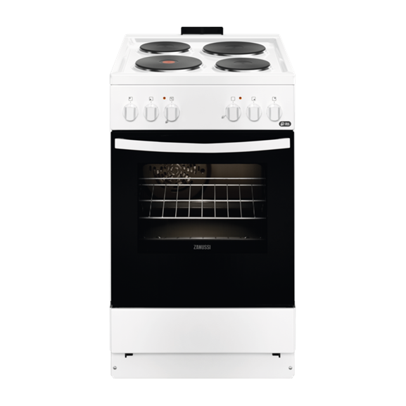 Aragaz Electric Zanussi ZCE550H1WA, Alb, 85.5 x 50 x 60 Cm