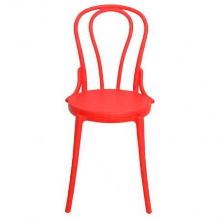 Scaun Lille Rosu, 505 x 445 x 885 x 450 mm.-01