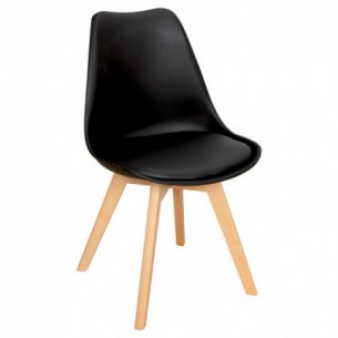 Scaun Lyon, Negru, 540 x...