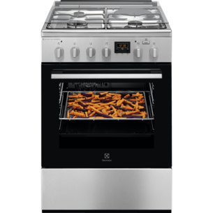 AragazMixt ELECTROLUXLKM660200X, SteamBake, AirFry, A, Alb, 60 Cm