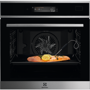 Cuptor Electric Multifunctional Cu Abur Electrolux EOB9S31WX, WiFi, SteamBoost, 800 Pro, A++, 70 Litri, Inox Si Negru