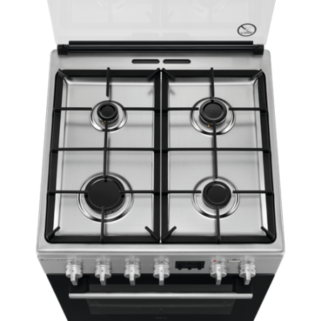 Aragaz Mixt ELECTROLUXLKK660200X, SteamBake, A, Inox Antiamprenta, 60 Cm-01