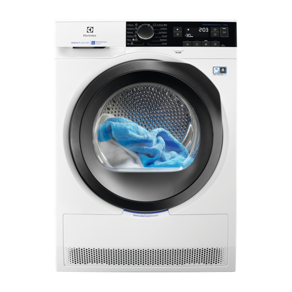 Uscator Rufe Electrolux EW8HS259S, DelicateCare Cu Senzori SmartSense, A++, Negru, 63.8 Cm