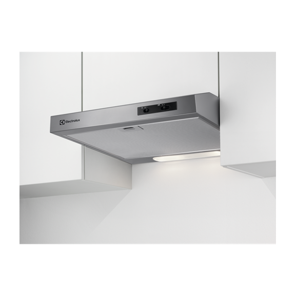 Hota Traditionala Electrolux EFU216S, 272 mc/h, Silver/Gri, 60 Cm