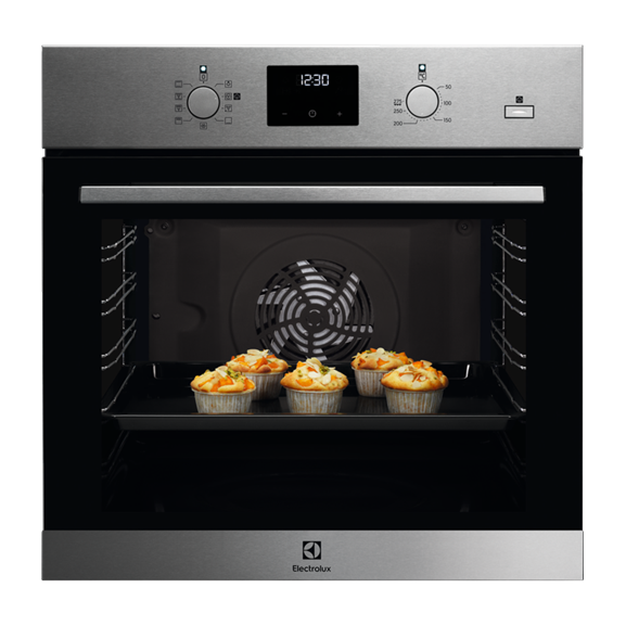 Cuptor Electric Multifunctional Electrolux EOD3C50TX, SteamBake, Autocuratare Catalitica, 72 Litri, A, Inox Antiamprenta