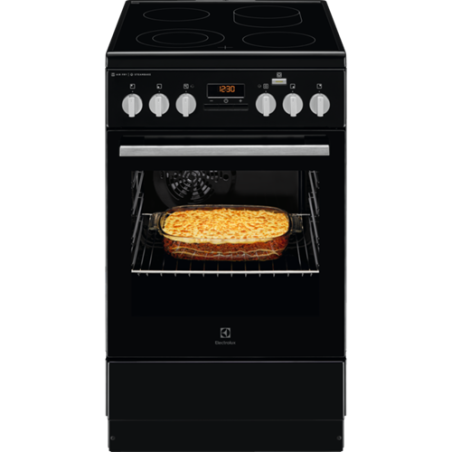 Aragaz Electric ELECTROLUXLKR564200K, SteamBake, AirFry, Autocuratare Catalitica, A, Negru, 50 Cm-01