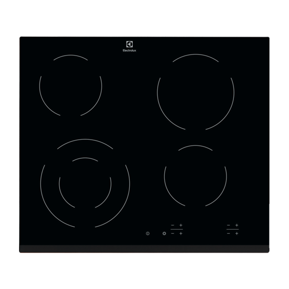 Plita Vitroceramica Electrolux EHF6241FOK 4 Zone De Gatit Negru 60 Cm