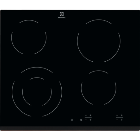 Plita Vitroceramica Electrolux EHF6241FOK, 4 Zone De Gatit, Negru, 60 Cm-01