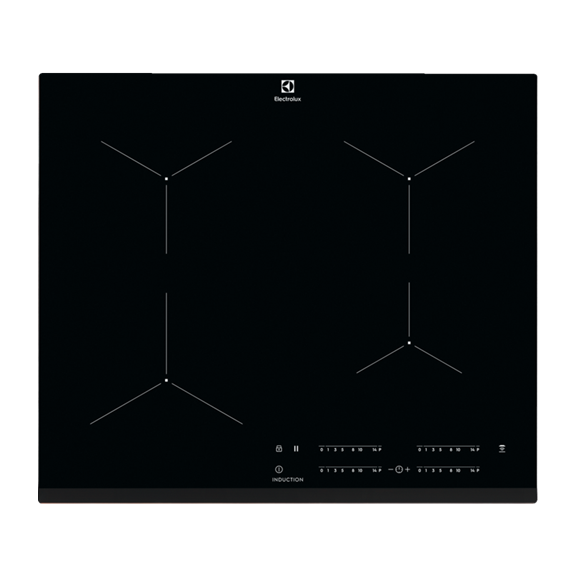 Plita Inductie Electrolux EIT61443B, 4 zone de gatit, Negru, 60 Cm