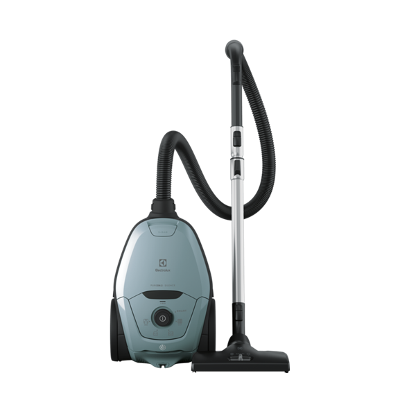 Aspirator Cu Sac Electrolux PD82-4MB, Perie OneGo Power, Albastru Pastel