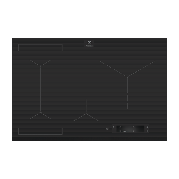 Plita Inductie Electrolux EIS84486, Seria 900 Sense, Gri Inchis, 78 Cm