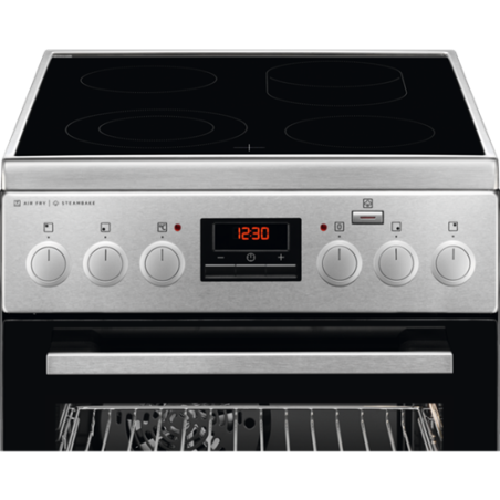 Aragaz electric AEG CCB56481BM, SteamBake AirFry, A, Inox Antiamprenta, 50 Cm-01