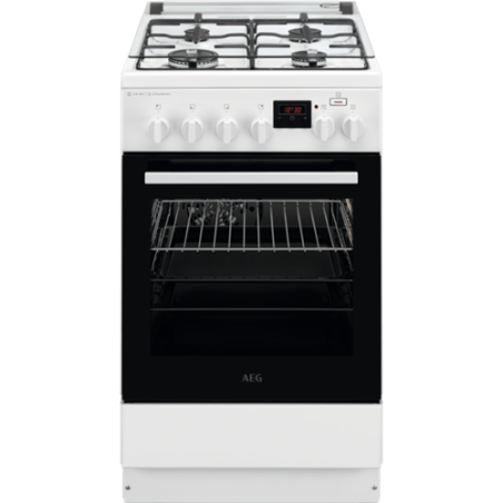 Aragaz electric AEG CKB56480BW, SteamBake AirFry, A, Inox Antiamprenta, 50 Cm-01