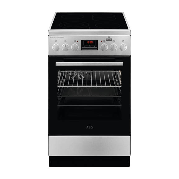 Aragaz Electric AEG CCB5648, SteamBake AirFry,A, Alb,50 Cm