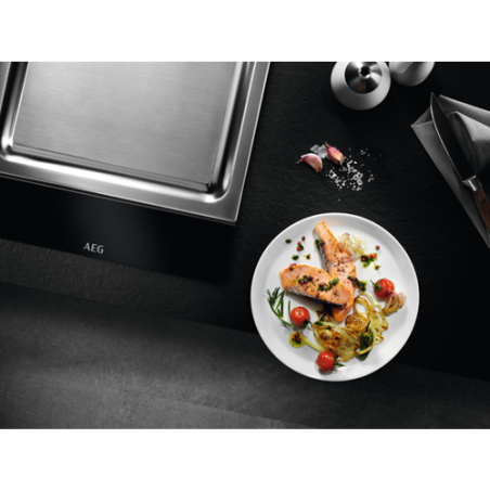 Plita Inductie Teppan Yaki AEG ITE42600KB, Negru+Inox, 36 Cm-01