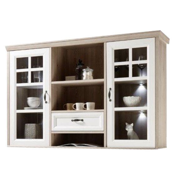 Poze Vitrina Suprapozabila cu 2 usi si 1 sertar Avenue, 109 cm