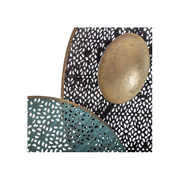 Decoratiune Perete Metal Waterlilies, 90 x 50 Cm