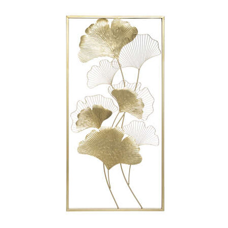 Decoratiune Perete Metal Ginko, 50 x 100 Cm-01