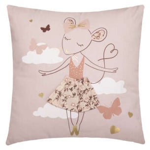 Perna Decorativa Mouse Pink, 40 x 40 Cm