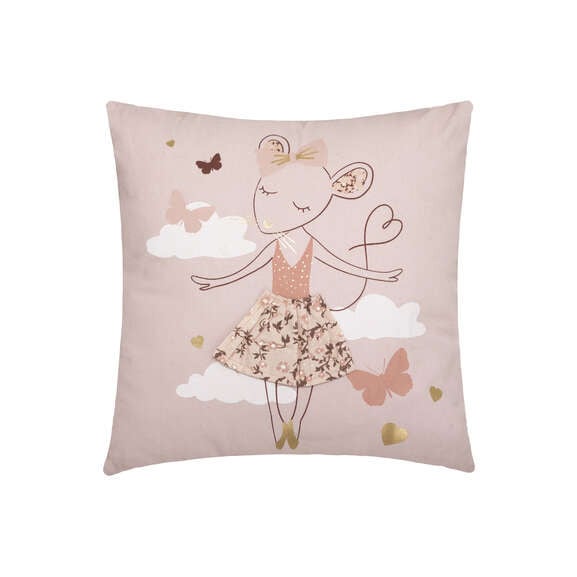 Perna Decorativa Mouse Pink, 40 x 40 Cm