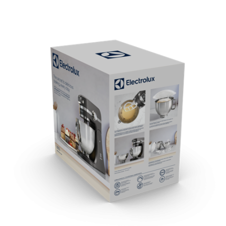 Robot De Bucatarie Electrolux EKM5540, 1200 W, Mineral Charcoal + Inox-01