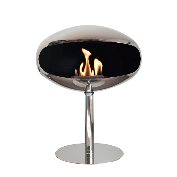 Semineu suspendat cocoon pedestal, inox