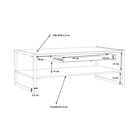 Masa Cafea High, Molid Bramberg, 111 Cm-01