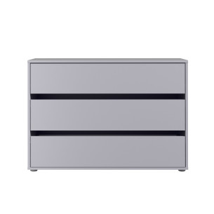 Comoda Pentru Interior Dulap Soprano, Gri, 98.7 x 70.6 x 39.6 Cm