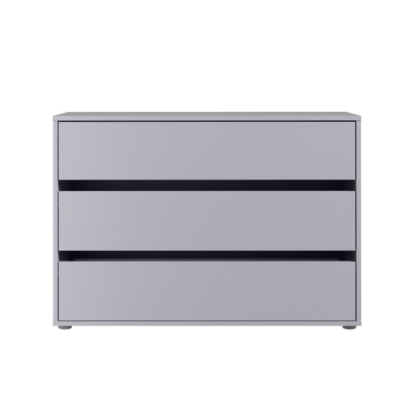 Comoda Pentru Interior Dulap Soprano, Gri, 98.7 x 70.6 x 39.6 Cm