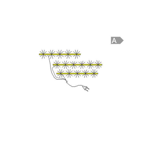 Poze Sistem De Iluminare Cu Led Tip Banda Pentru Pat Rondino Alb