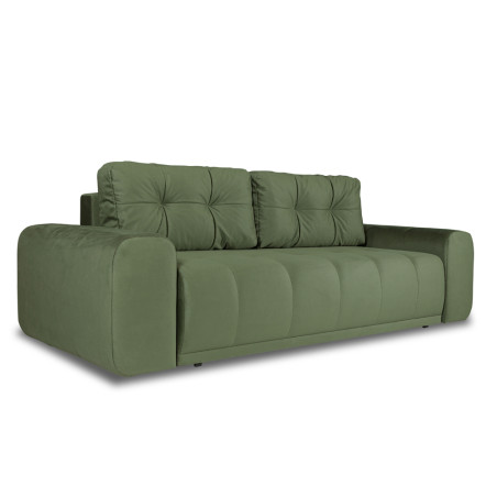 Canapea Extensibila Cu Lada Depozitare Dreamer, Verde, 260 x 110 x 100 Cm-01