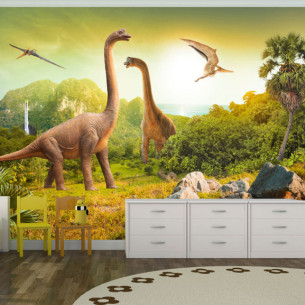 Fototapet Dinosaurs – Marime, 100Cm X 70Cm-Resigilat