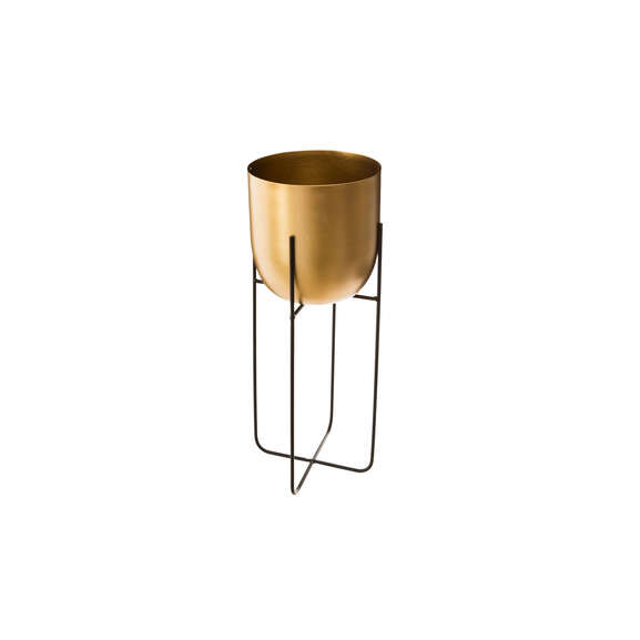 Set 2 suporturi pentru flori din metal gold