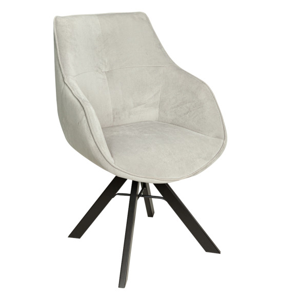 Poze Scaun Vegas Rotativ Negru Si Gina Gri Deschis