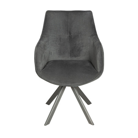 Scaun Vegas Rotativ Gina Charcoal-01