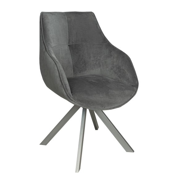Poze Scaun Vegas Rotativ Gina Charcoal naturlich.ro 