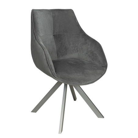 Scaun Vegas Rotativ Gina Charcoal-01