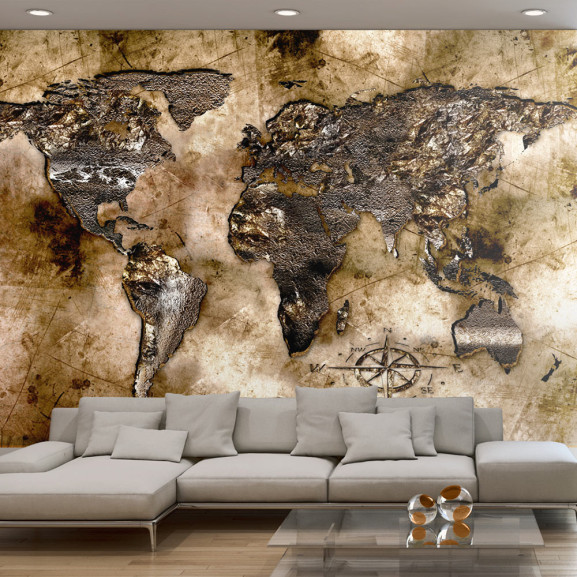 FOTOTAPET OLD WORLD MAP 400X280CM-RESIGILAT