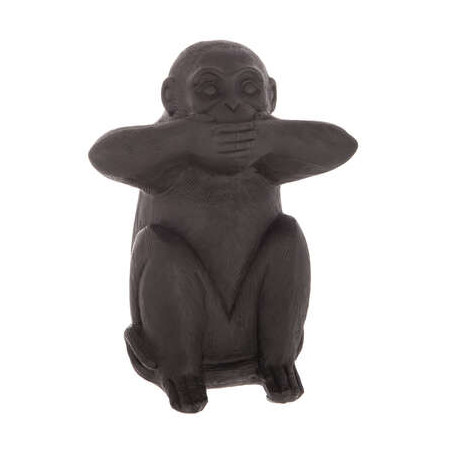 Set 3 Decoratiuni Monkey Negru, 23 Cm-01