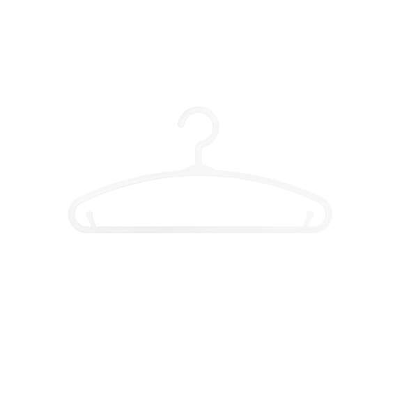 Set 6 umerase pentru copii, alb, 28,3 x 0,4 x 13,5 cm