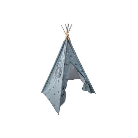 Cort Indian Pentru Copii Star, Albastru, 130 x 130 x 160 Cm
