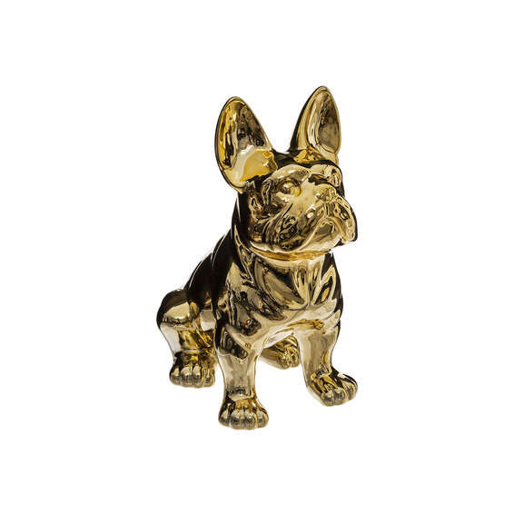 Decoratiune French Bulldog Auriu H22 Cm