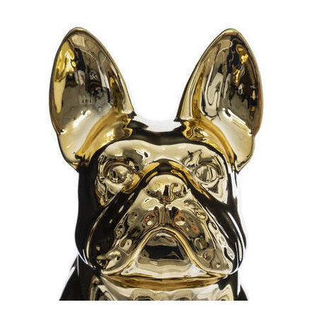 Decoratiune French Bulldog Auriu, 22 Cm-01