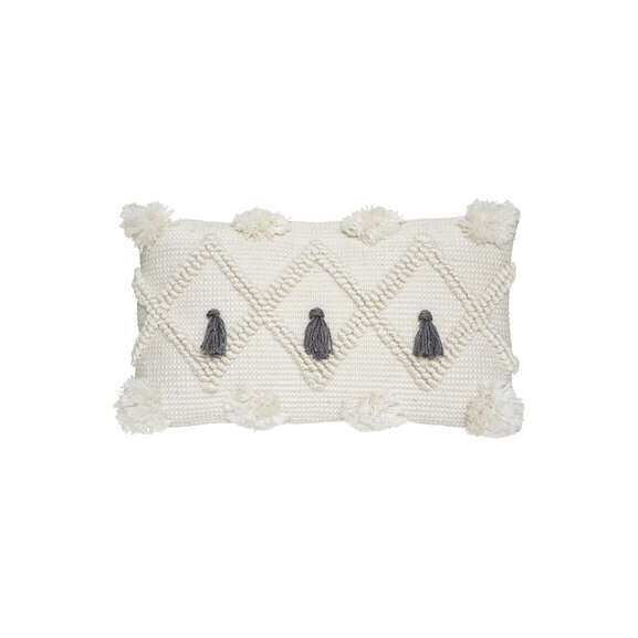 Perna Decorativa Recycle Gri, 30 X 50 Cm
