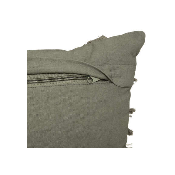 Perna Decorativa Macrame Kaki, 30 X 50 Cm
