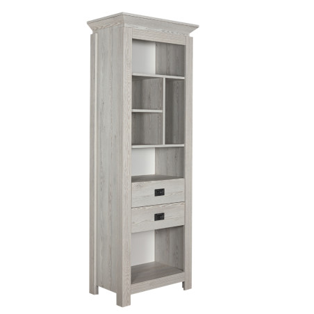 Biblioteca Casablanca Loft Cu 2 Sertare, 68.4 Cm-01