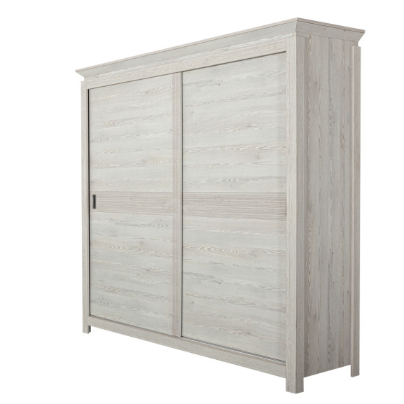 Dulap Casablanca Loft Cu 2 Usi Gri, 210 Cm